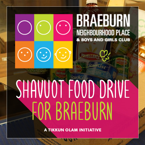 Shavuot Food Drive with Braeburn