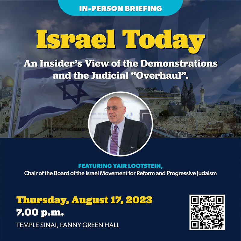 Israel Today: Briefing with Yair Lootstein